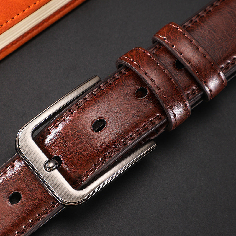 Youth Simplicity All-match Pin Buckle Pant Belt