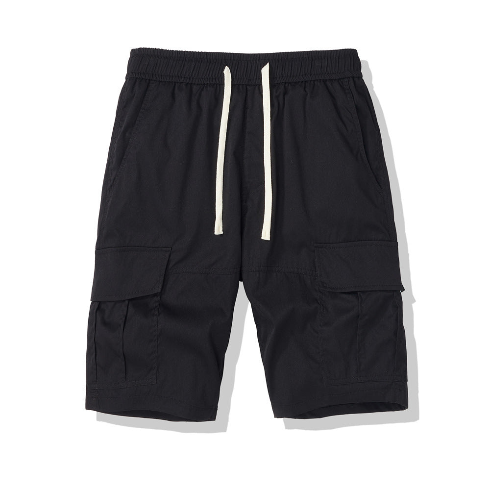 Men's Multi-pocket Loose Cropped Pants Outdoor Leisure