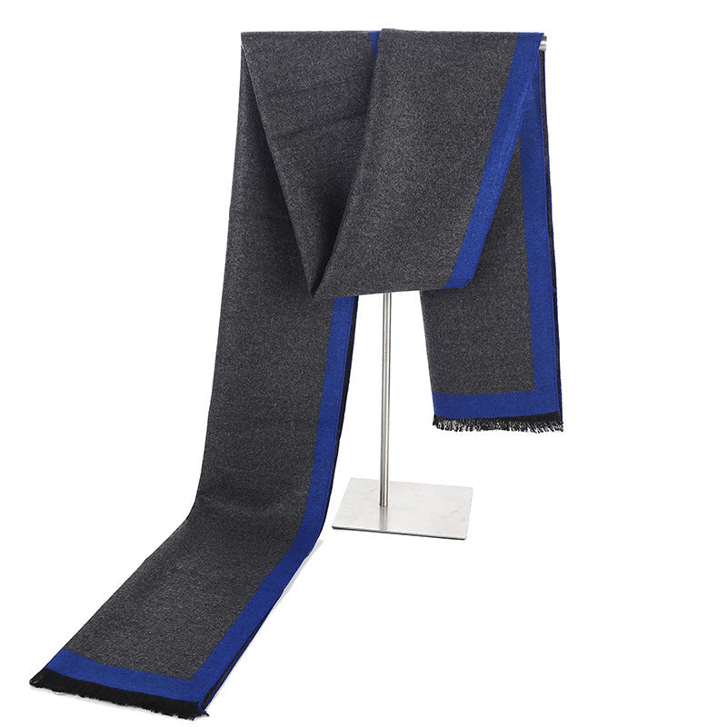 Artificial Silk Brushed Scarf Autumn And Winter Warm And Simple