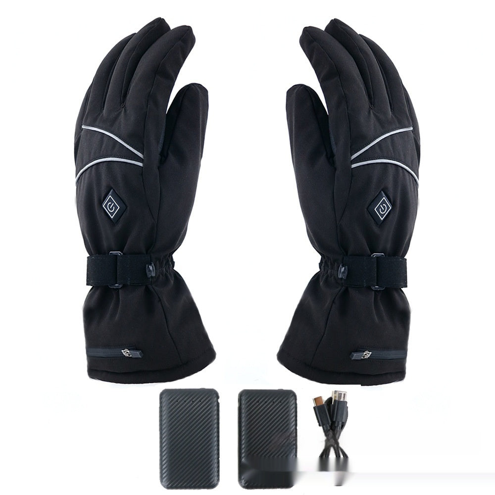 Electric Heating Gloves Lithium Battery Three-gear Temperature Control Warm