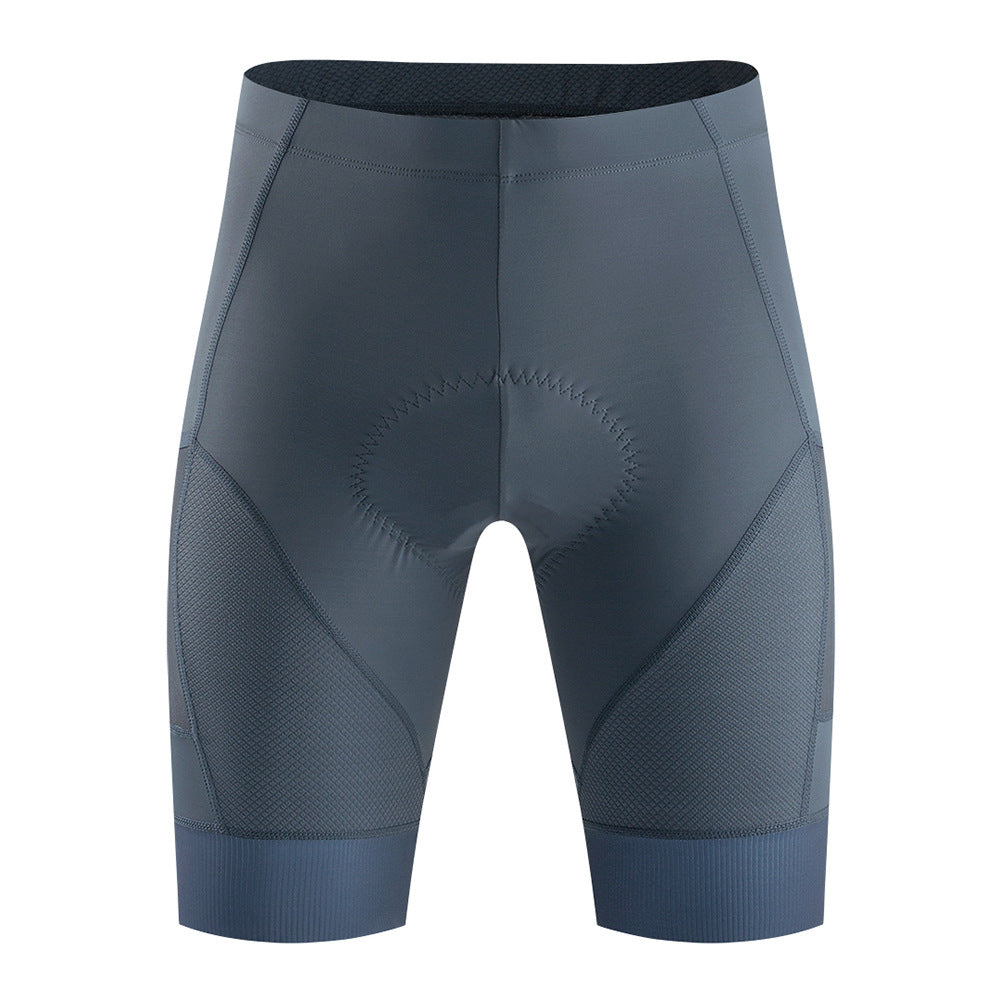 Breathable Sweat Absorbing Cushion Men's Solid Color Bicycle Pants