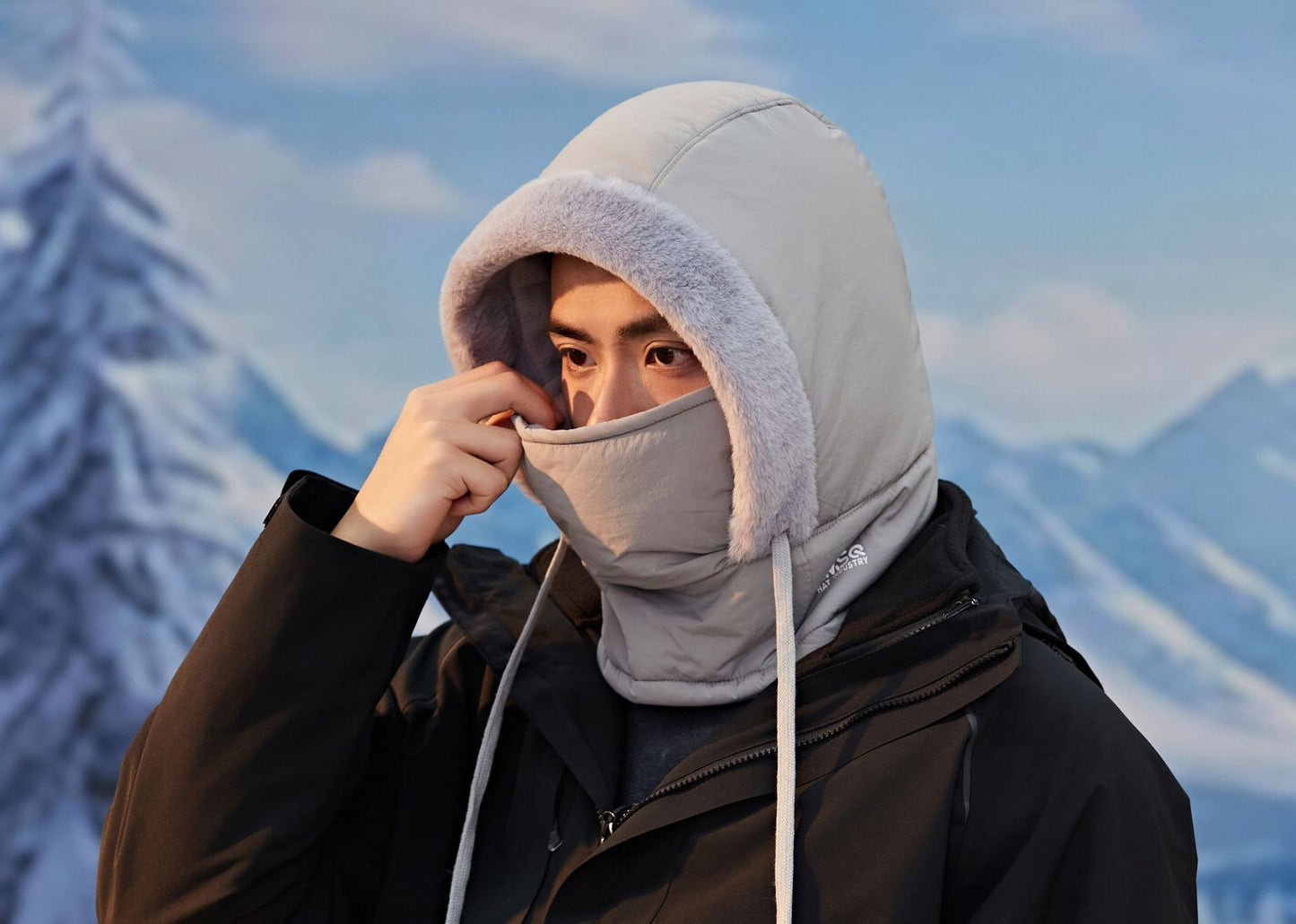 Men's Outdoor Fleece Warm Ear Protection Hat