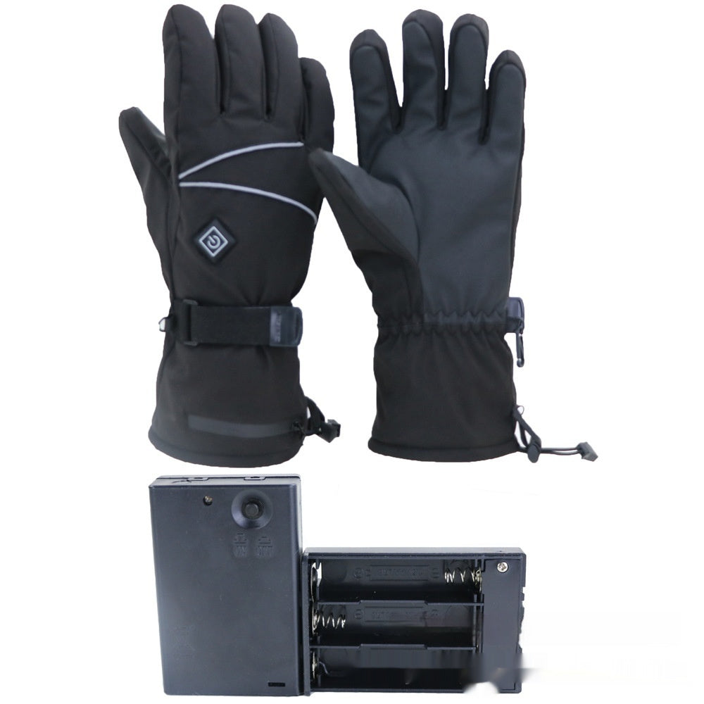 Electric Heating Gloves Lithium Battery Three-gear Temperature Control Warm
