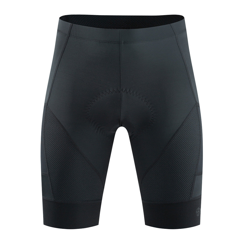 Breathable Sweat Absorbing Cushion Men's Solid Color Bicycle Pants