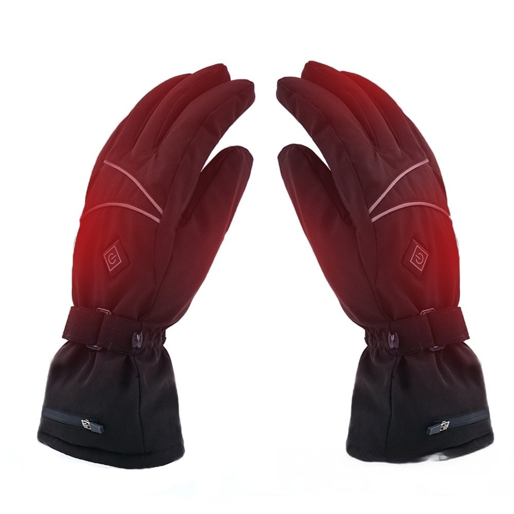 Electric Heating Gloves Lithium Battery Three-gear Temperature Control Warm