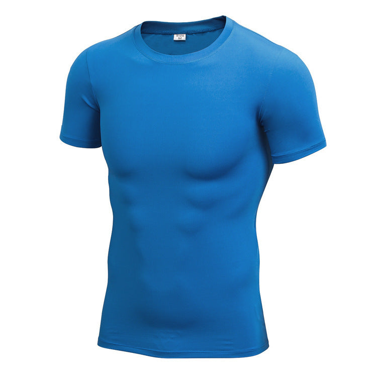 Men's Stretch Quick Drying Clothes Short-sleeved Shirt