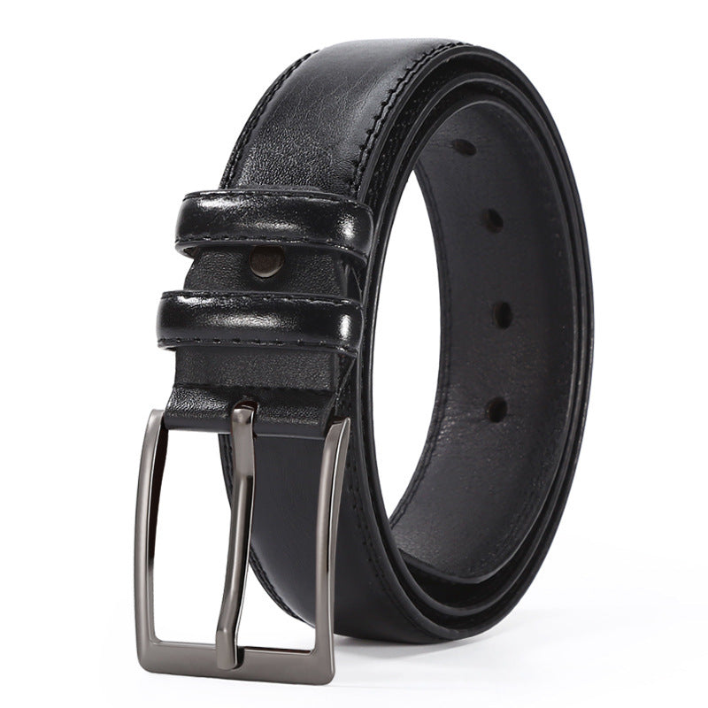 European And American Fashion Men's Business Belt 2018 New Creative Gifts Belt Laser Logo Factory Wholesale