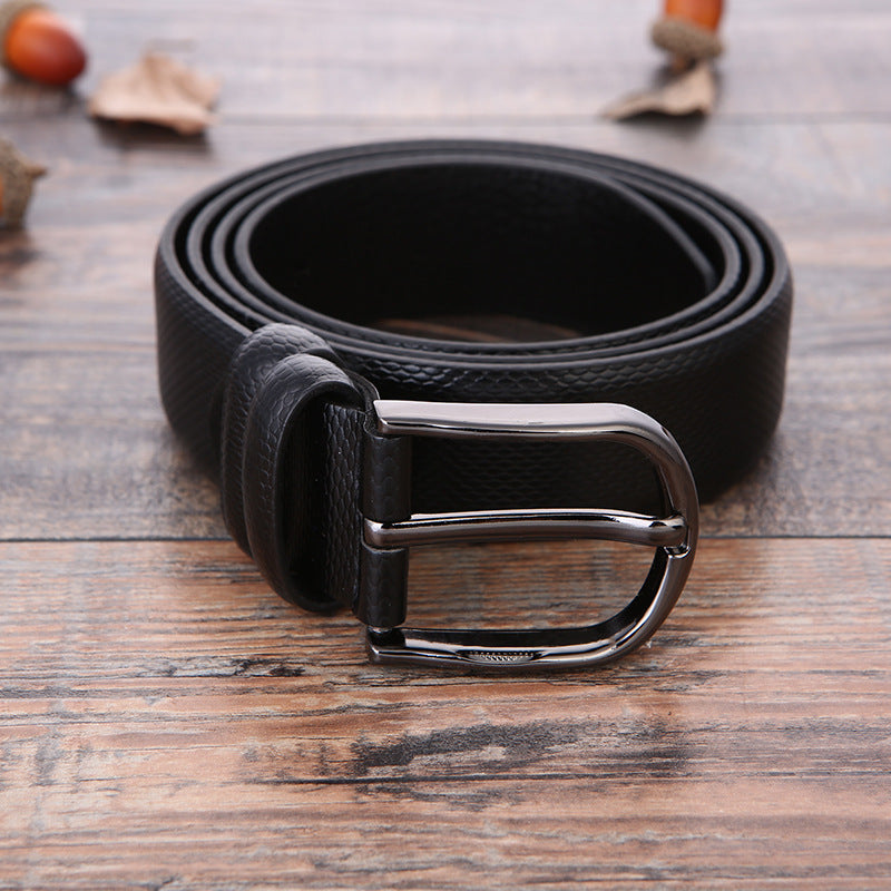 European And American Fashion Men's Business Belt 2018 New Creative Gifts Belt Laser Logo Factory Wholesale