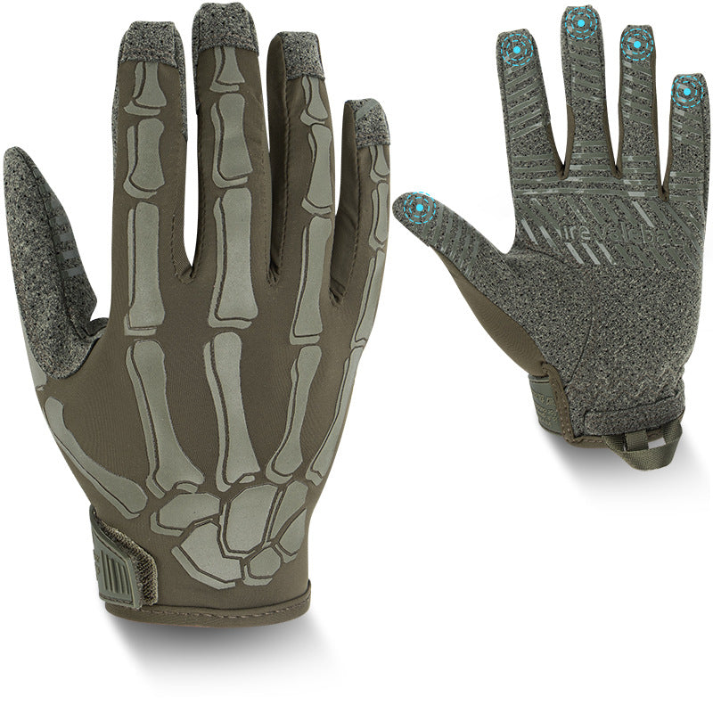 Ice Silk Non-slip Sun-proof And Breathable Full Finger Touch Screen Tactical Gloves