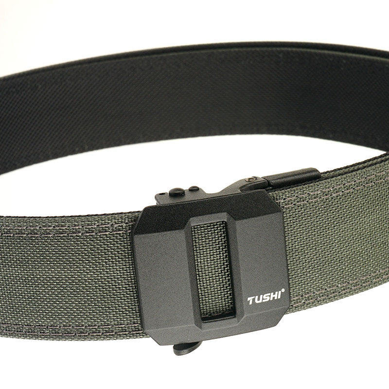 Double-layer Hardened Automatic Buckle Shooting Training Hanger Pistol Belt