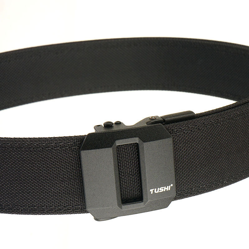 Double-layer Hardened Automatic Buckle Shooting Training Hanger Pistol Belt