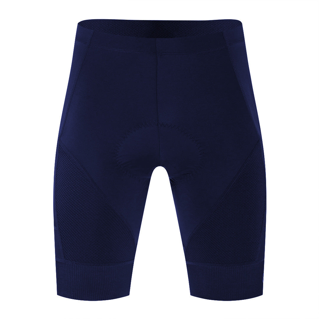Breathable Sweat Absorbing Cushion Men's Solid Color Bicycle Pants