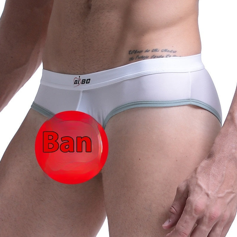 Men's Underwear Thin Ice Silk Bazooka Briefs