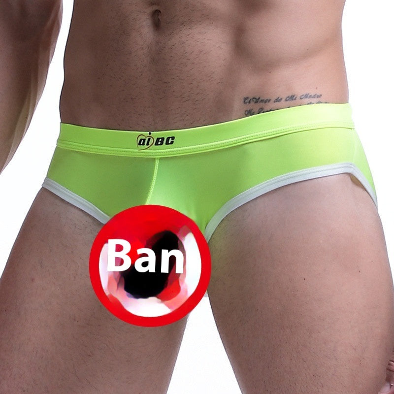 Men's Underwear Thin Ice Silk Bazooka Briefs