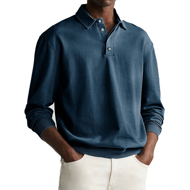 Half Zipper 3d Printed Sweater For Men