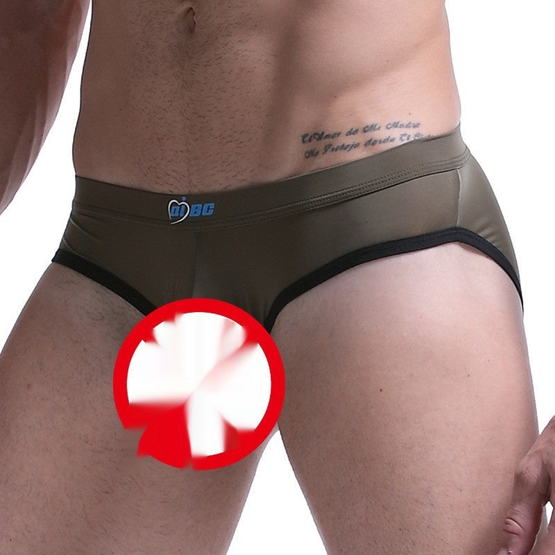 Men's Underwear Thin Ice Silk Bazooka Briefs