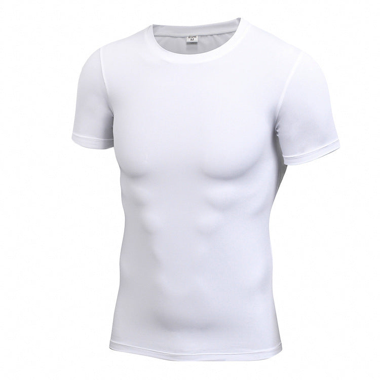 Men's Stretch Quick Drying Clothes Short-sleeved Shirt