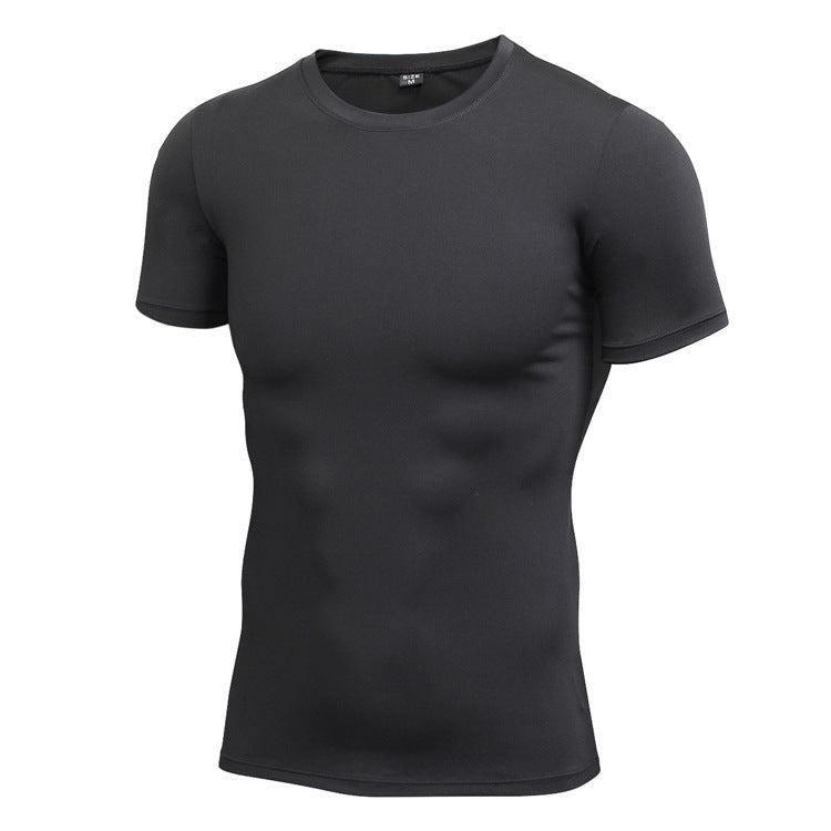 Men's Stretch Quick Drying Clothes Short-sleeved Shirt