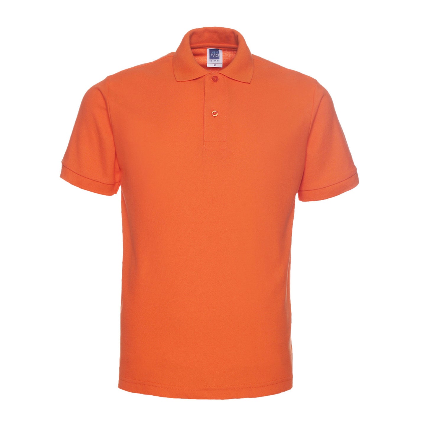 Solid Color Lapel Short Sleeve Polo Shirt Plus Size