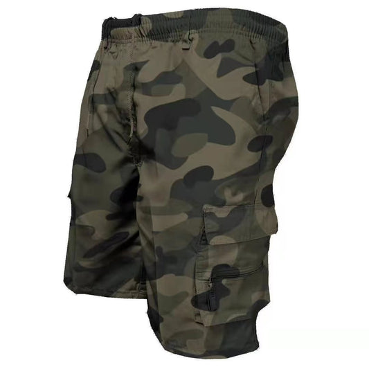 Summer Men's Multi Pocket Xinjiang Cotton Outdoor Casual Sports Shorts