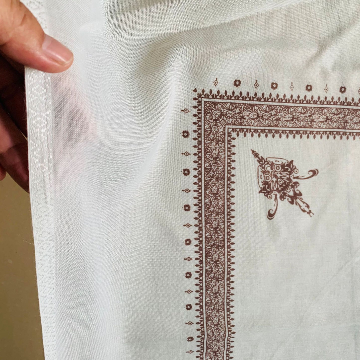 Printed Square Scarf Men's Scarf