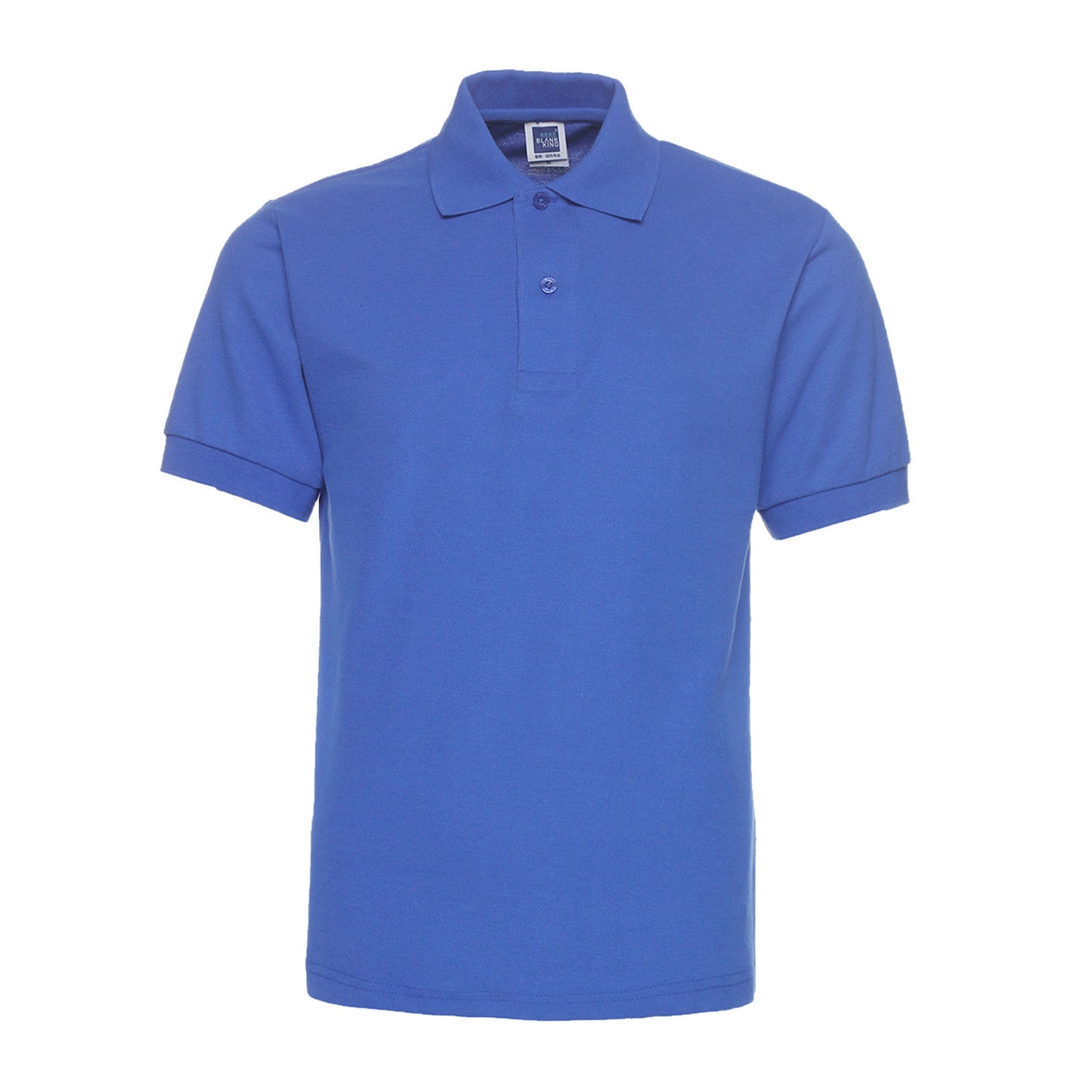 Solid Color Lapel Short Sleeve Polo Shirt Plus Size
