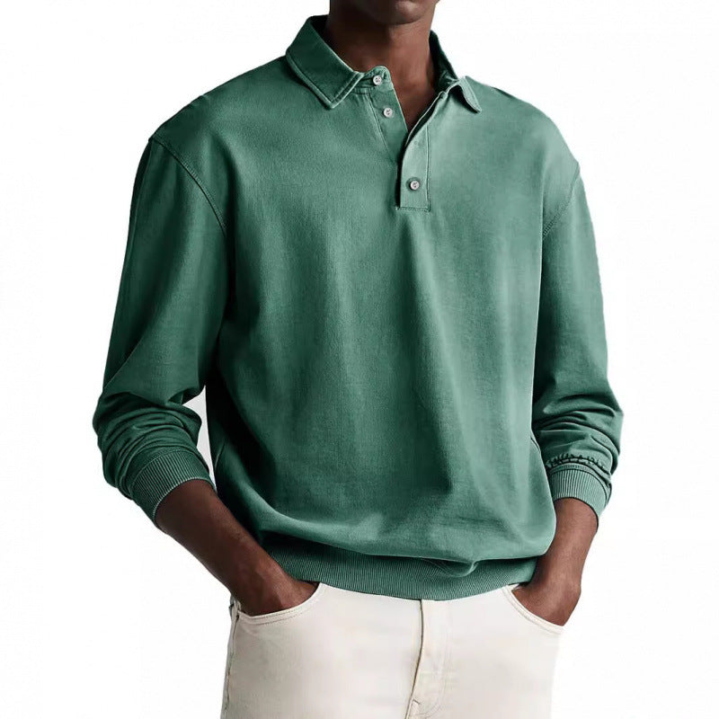 Half Zipper 3d Printed Sweater For Men