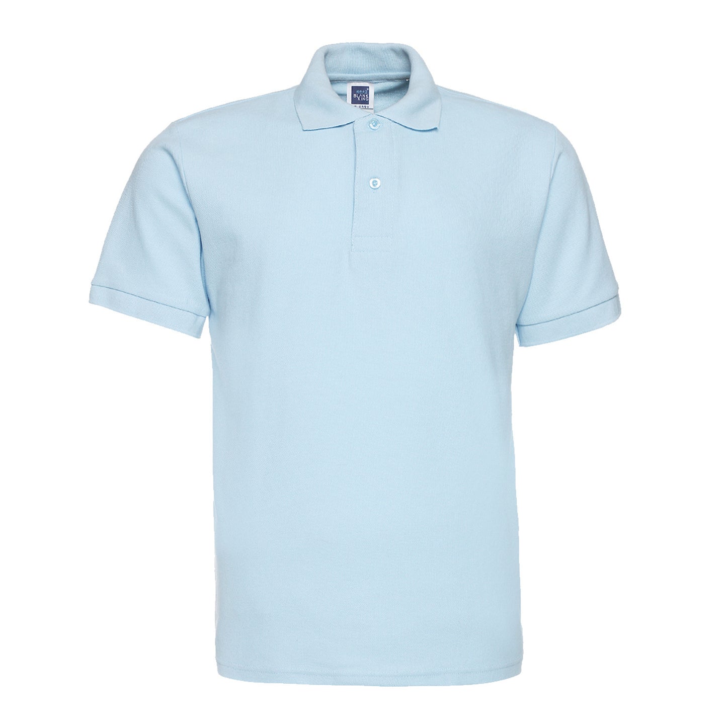 Solid Color Lapel Short Sleeve Polo Shirt Plus Size