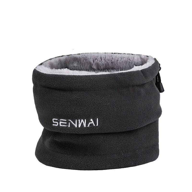 Outdoor Plush Bib Cold Proof And Warm Wool Hat Wind Proof And Fashionable