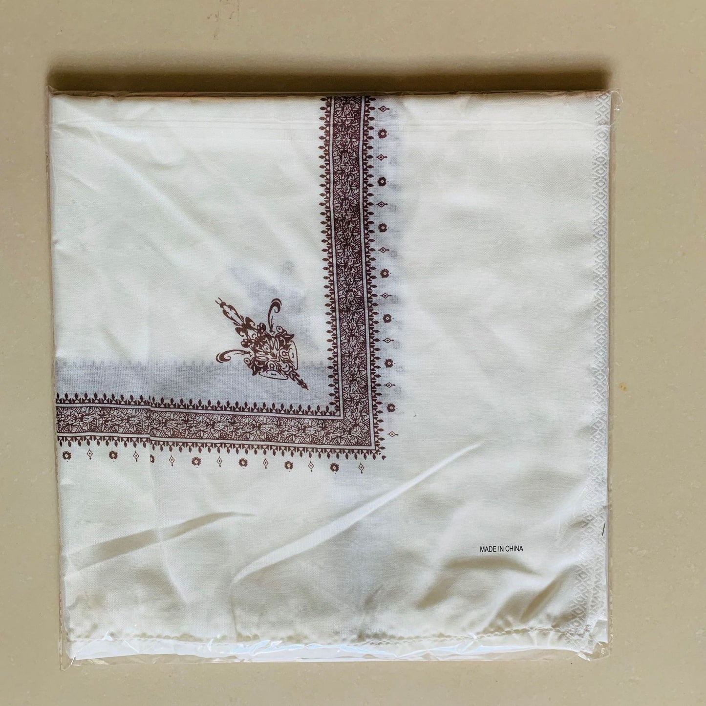 Printed Square Scarf Men's Scarf