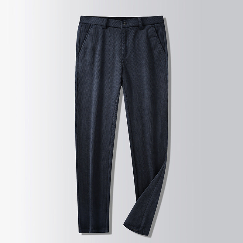 British Retro Middle-aged And Elderly Striped Pants