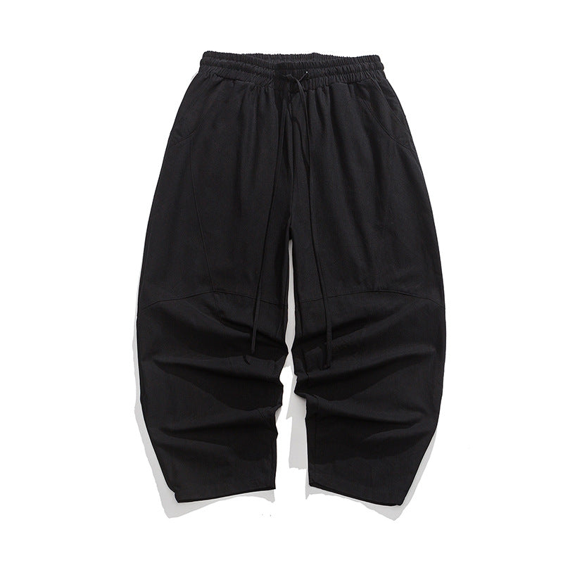 Men's Loose Casual Chinese Style Retro National Trend Japanese Plus Size Bloomers