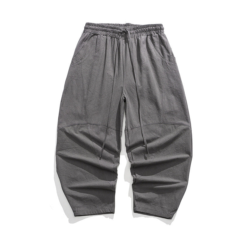 Men's Loose Casual Chinese Style Retro National Trend Japanese Plus Size Bloomers