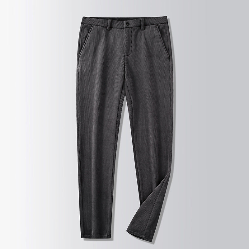 British Retro Middle-aged And Elderly Striped Pants