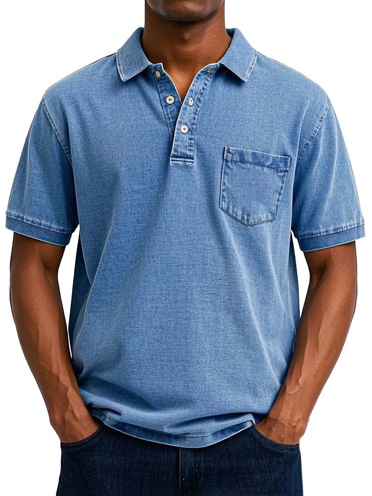 Plus Size Printed Men's Loose Trendy Short Sleeve Shirt