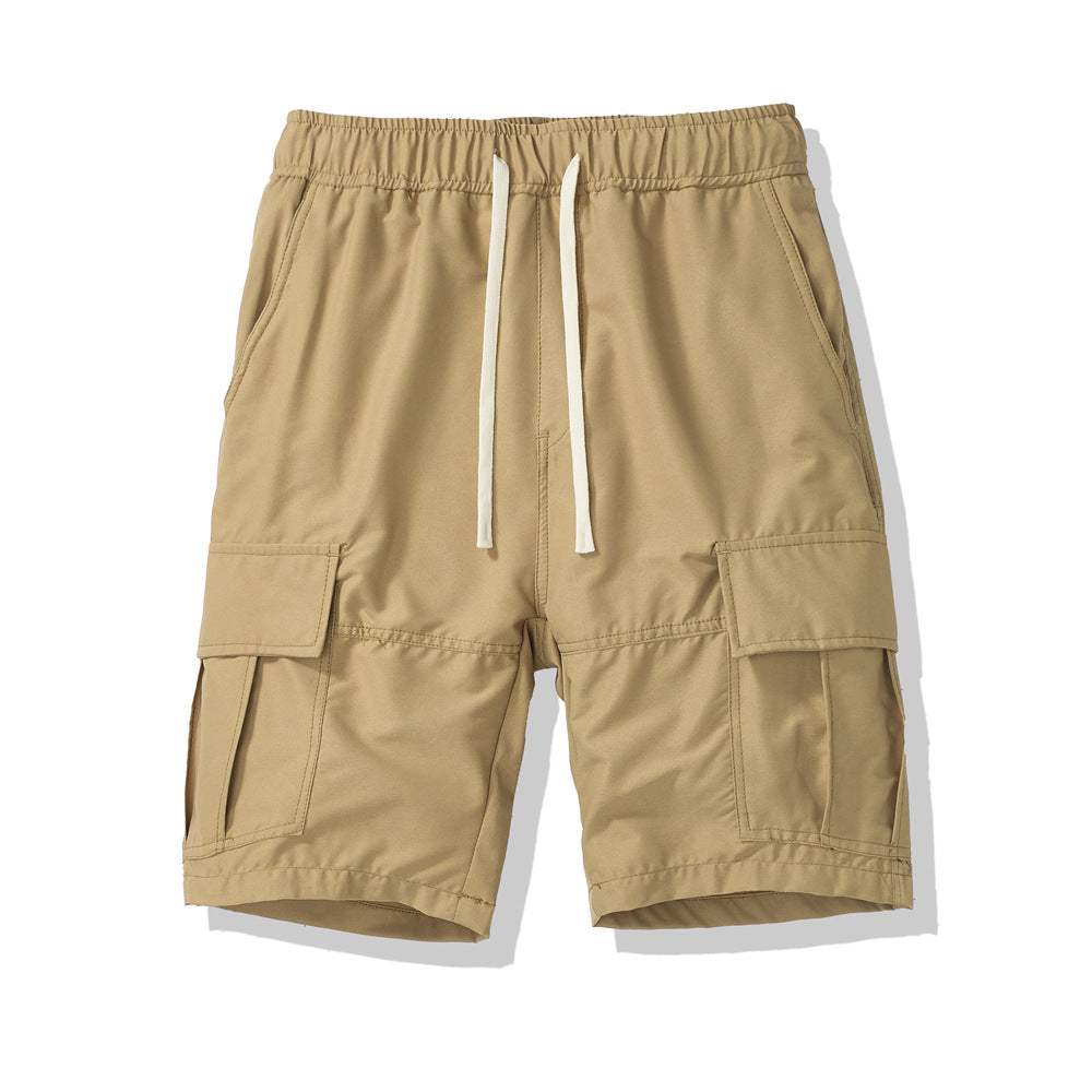 Men's Multi-pocket Loose Cropped Pants Outdoor Leisure