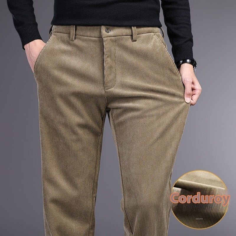British Retro Middle-aged And Elderly Striped Pants