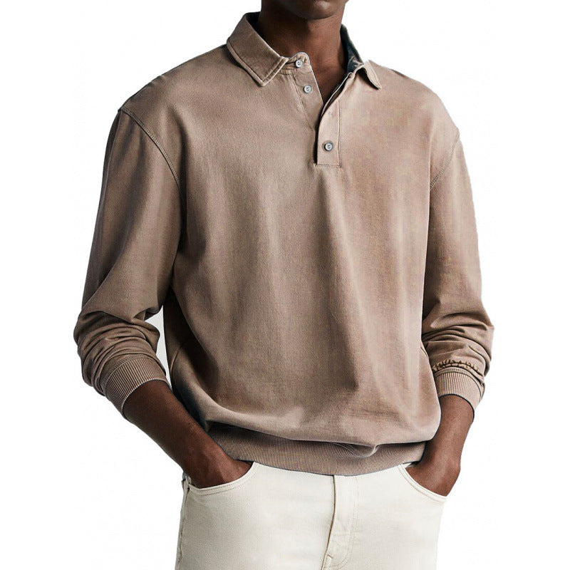 Half Zipper 3d Printed Sweater For Men