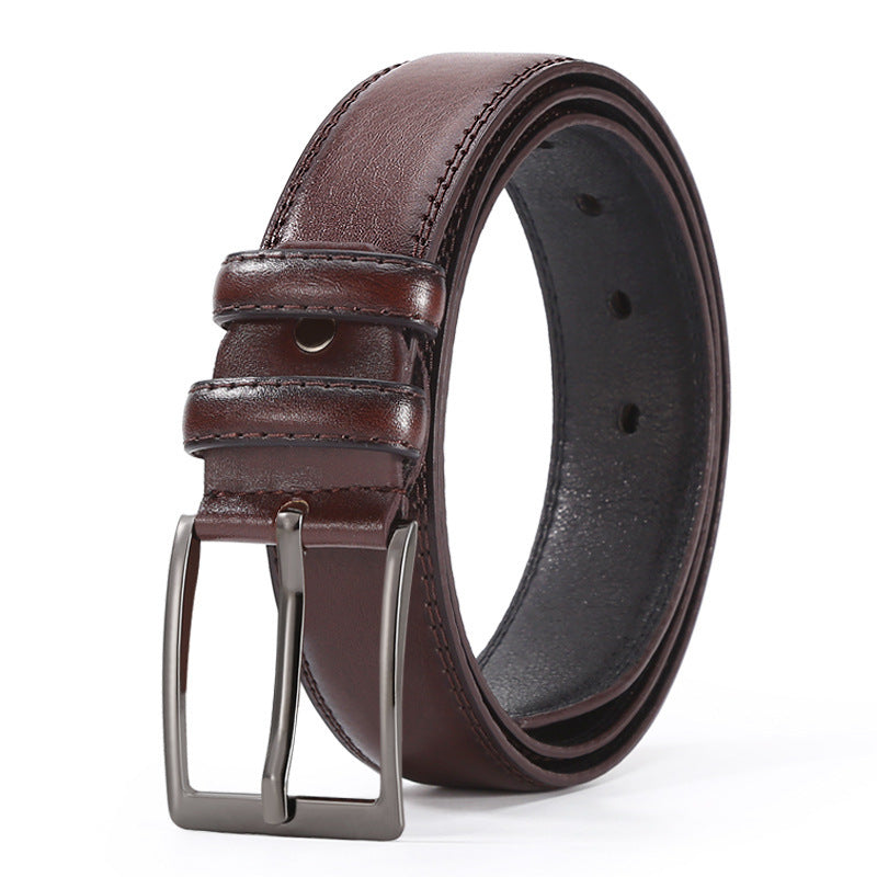 European And American Fashion Men's Business Belt 2018 New Creative Gifts Belt Laser Logo Factory Wholesale